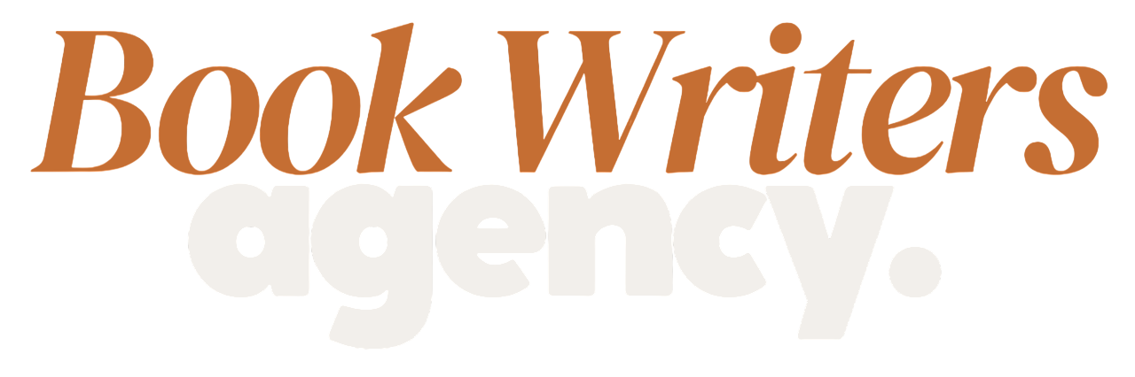 book writers agency logo